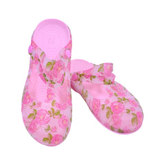 LADIES CROCS FANCY IR-26 SIZE 41 GREEN PINK 8018C-3 37-42 EV Default Title - MamasJan KidsWear