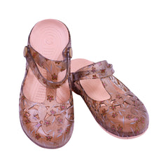 LADIES CROCS FANCY IR-26 SIZE 37 BROWN 8018C-6 37-42 EVA-PVC Default Title - MamasJan KidsWear