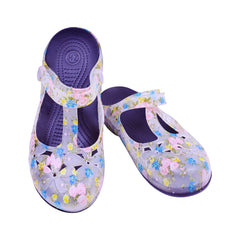 LADIES CROCS FANCY IR-26 SIZE 38 GREY YELLOW 8018C-7 37-42 E Default Title - MamasJan KidsWear