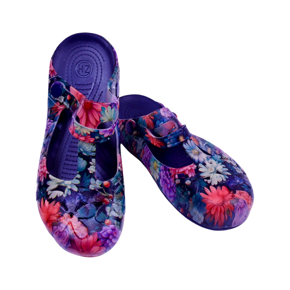 LADIES CROCS FANCY IR-26 SIZE 41 NAVY 8018C-10 37-42 EVA-PVC Default Title - MamasJan KidsWear