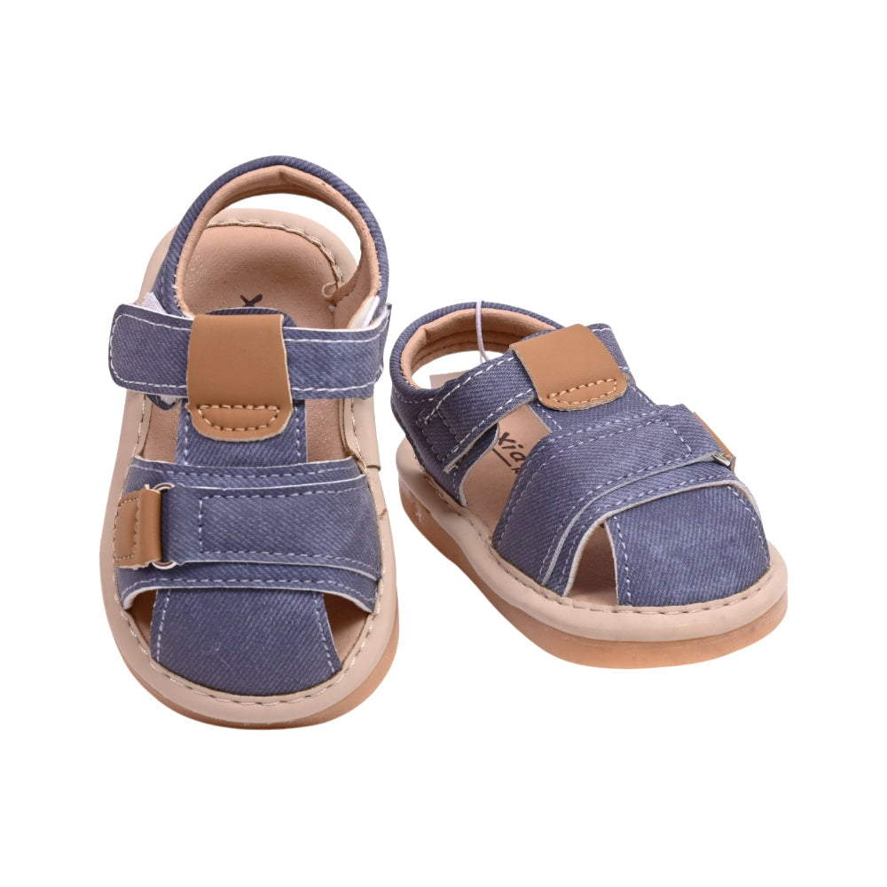 BOYS SANDAL SIZE 18 BLUE M-41 17-20 W-G Default Title - MamasJan Boys Shoes & Slippers