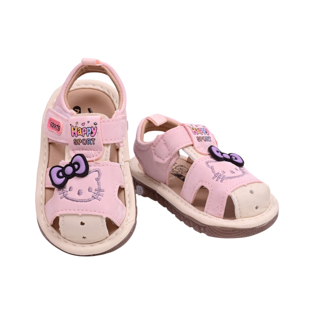 GIRLS SANDAL SIZE 18 PINK 18 17-21 W-G Default Title - MamasJan Boys Shoes & Slippers
