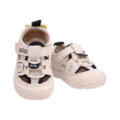 BOYS SANDAL SIZE 18 WHITE 2660 17-21 W-G Default Title - MamasJan Boys Shoes & Slippers