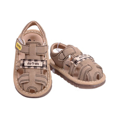 BOYS SANDAL SIZE 18 BROWN 37 17-21 W-G Default Title - MamasJan Boys Shoes & Slippers