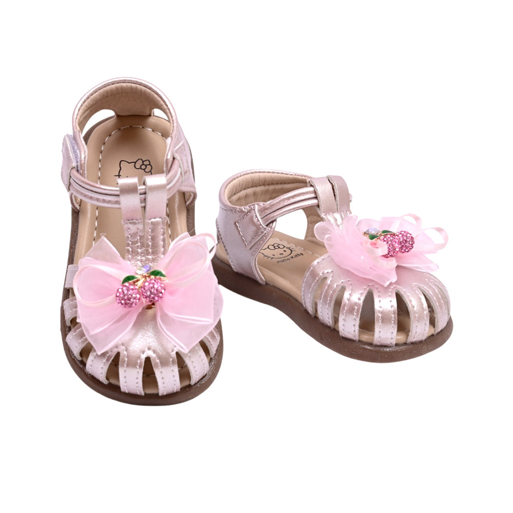 GIRLS SANDAL SIZE 18 PINK 222-1 17-21 W-G Default Title - MamasJan Boys Shoes & Slippers