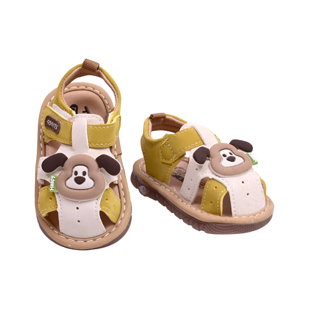 BOYS SANDAL SIZE 18 YELLOW 38 17-21 W-G Default Title - MamasJan Boys Shoes & Slippers