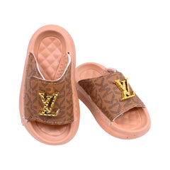 BOYS SLIPPER BROWN SIZE-25 JH011-2A 24-29 IR-26 EVA Default Title - MamasJan KidsWear