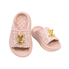 BOYS SLIPPER BEIGE SIZE-25 JH011-2A 24-29 IR-26 EVA Default Title - MamasJan KidsWear