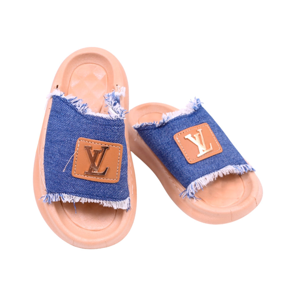 BOYS SLIPPER NAVY SIZE-31 JH011-B 30-35 IR-26 EVA Default Title - MamasJan KidsWear