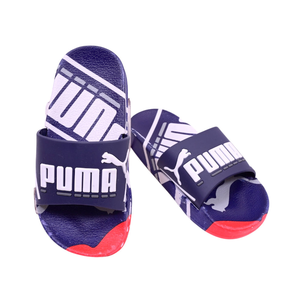 BOYS SLIPPER NAVY SIZE 27 009-1A 24-29 IR-26 PVC Default Title - MamasJan KidsWear