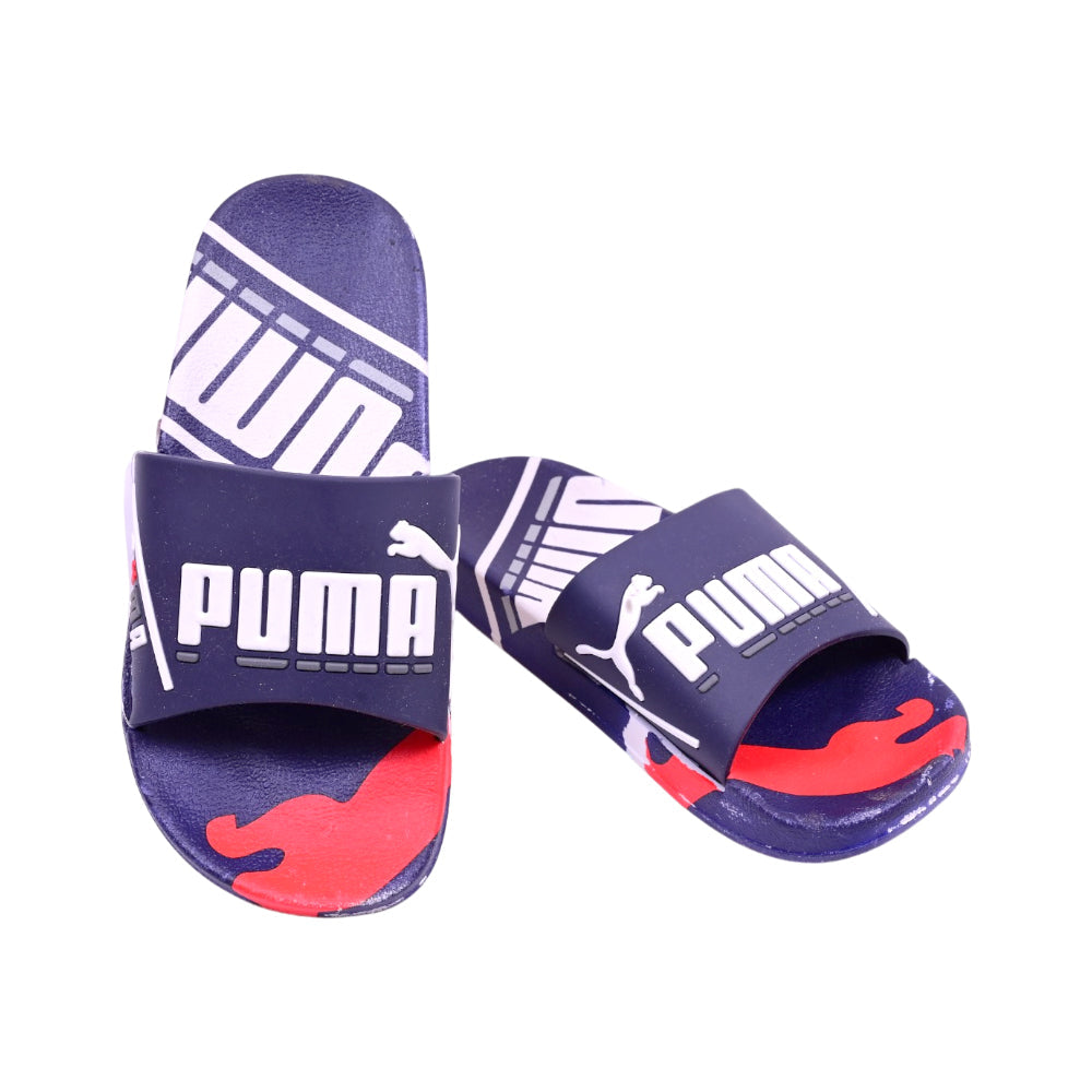 BOYS SLIPPER NAVY SIZE 34 009-1B 30-35 IR-26 PVC Default Title - MamasJan KidsWear