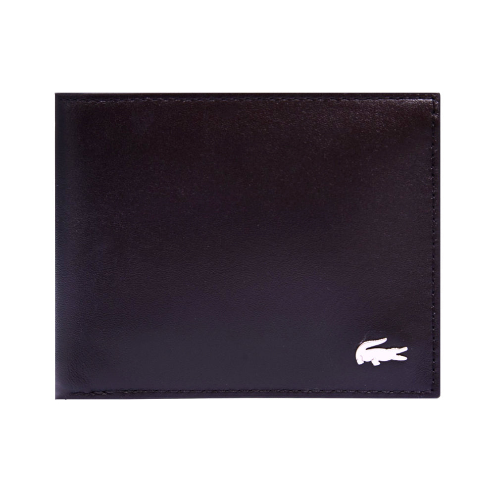 LACOSTE MENS WALLET NH1115FG-000 NOIR Default Title - MamasJan Gift counter