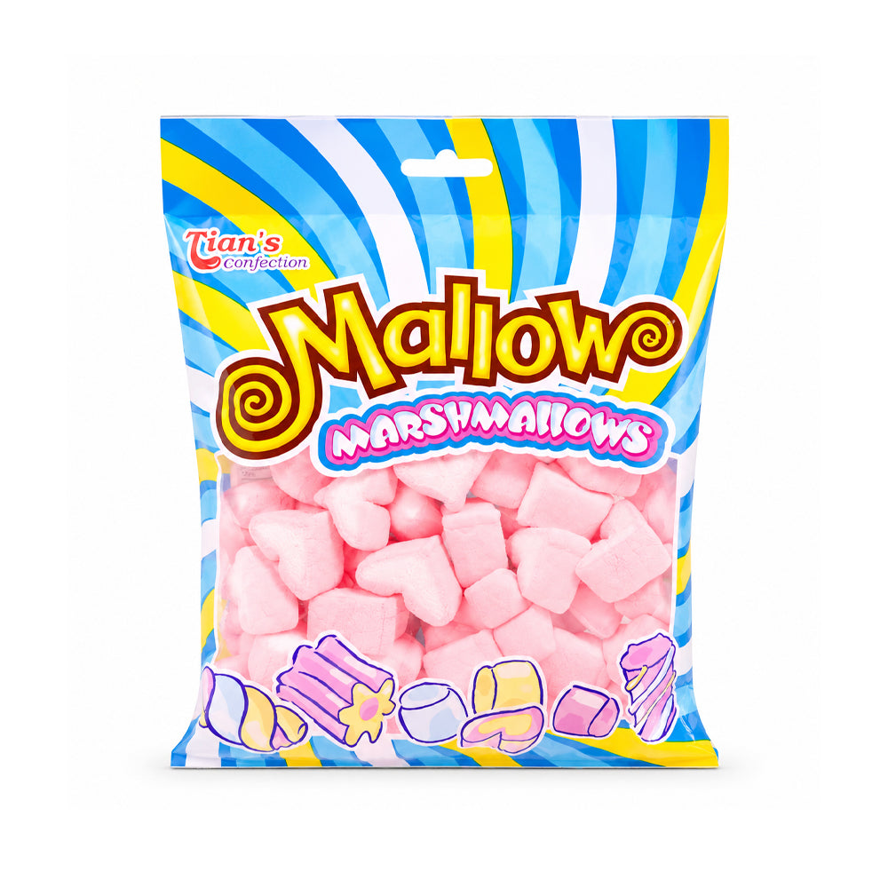 TIANS MARSHMALLOW HEARTS BAG 100 GM Default Title - MamasJan GroceryFoods