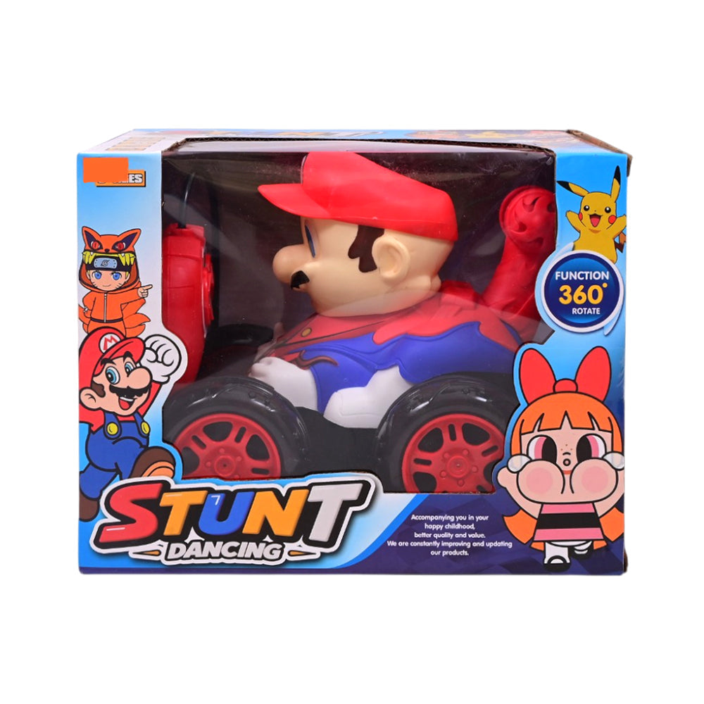 200-28A SUPER MARIO STUNT CAR W-USB R/C A.I Default Title - MamasJan Toys
