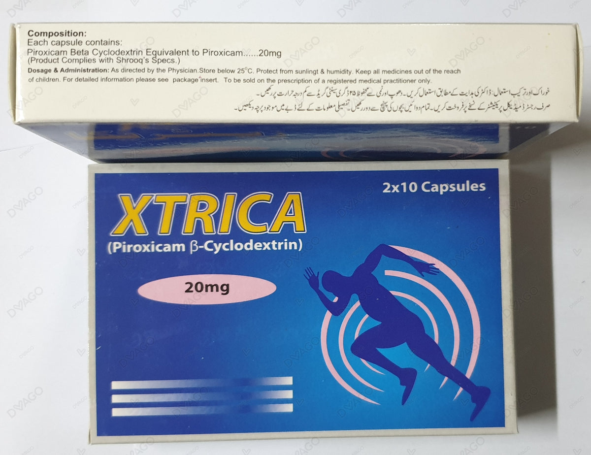 Xtrica Capsules 20mg (1 Strip = 10 Capsules)