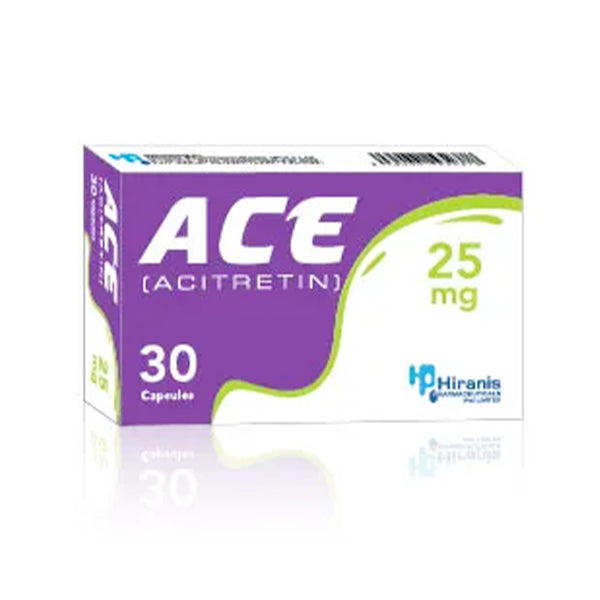 ACE Capsules 25mg (1 Box = 3 Strips) (1 Strip = 10 Tablets)