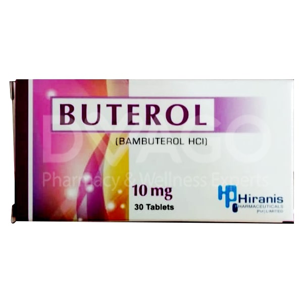 BUTEROL 10MG Tablets 30s