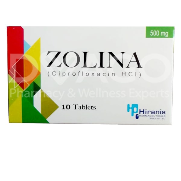 Zolina Tablets 500mg (1 Box = 10 Tablets)