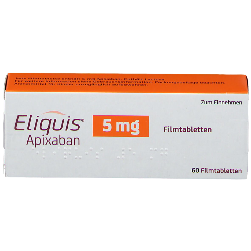 Eliquis Tablets 5mg (1 Box = 1 Strip)(1 Strip = 14 Tablets)