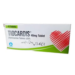 TIOCARDIS 40MG 10 Tablets