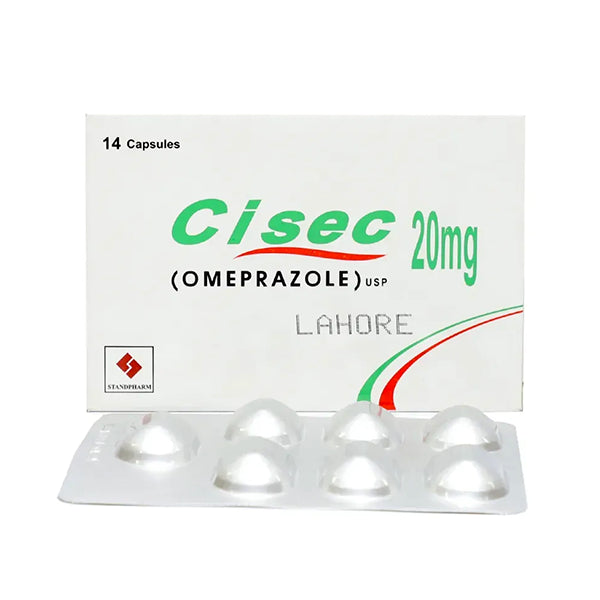 Cisec Capsules 20mg  (1 Strip = 7 Capsules)