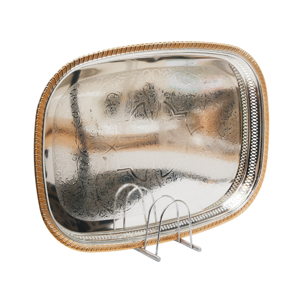 TRAY STEEL NAJIB NB2989 Default Title - MamasJan Crockery