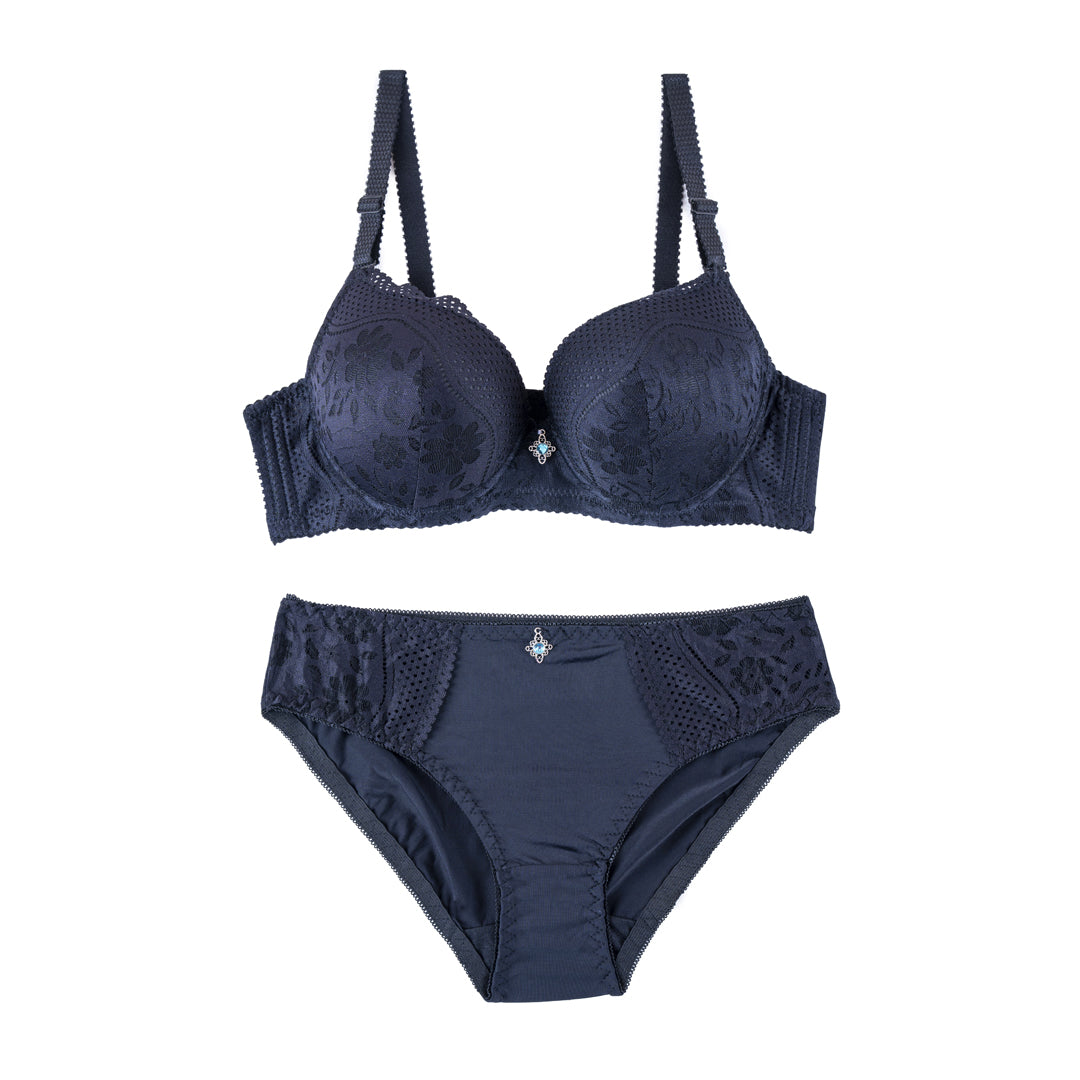 BELLEZA WIRE PADDED BRA SET 2107 RED / 42-B - MamasJan Lingerie