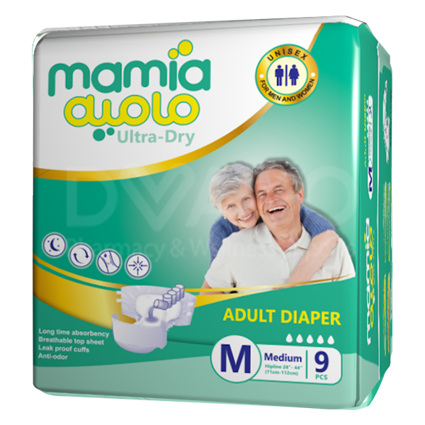 MAMIA ADULT MEDIUM 9PCS