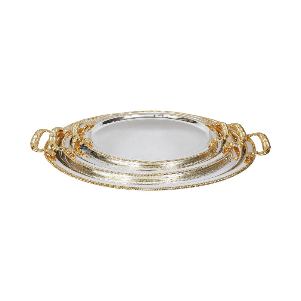 TRAY SET 3PC STEEL NAJIB NB3025 Default Title - MamasJan Crockery