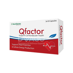 Nutrifactor Qfactor Capsule 100mg (1 Bottle = 30 Capsules)