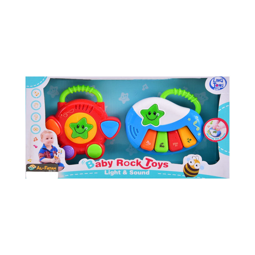 LT8204 MUSICAL DRUM W-PIANO Default Title - MamasJan Toys