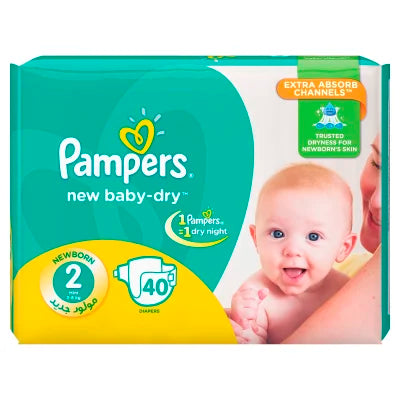 PAMPERS BABY DIAPERS 2 MINI 35PCS