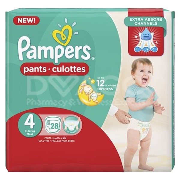 Pampers Baby Pants Jumbo Pack Maxi Size 4 25Pcs