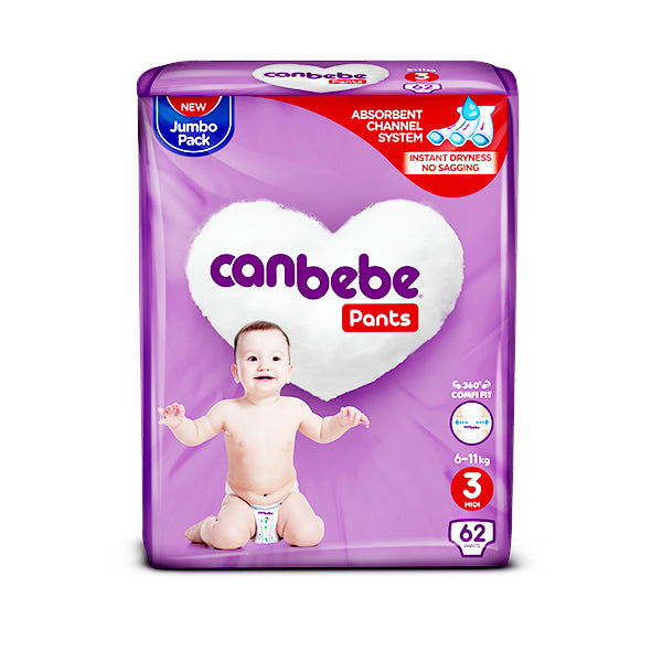 Canbebe Baby Pants Midi size 3 62Pcs