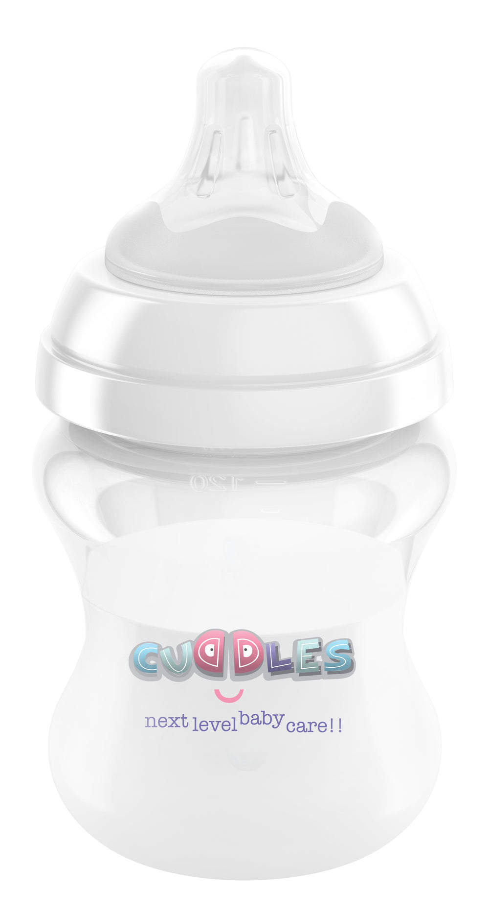 Cuddles Baby Feeding Bottle Pink 150ml