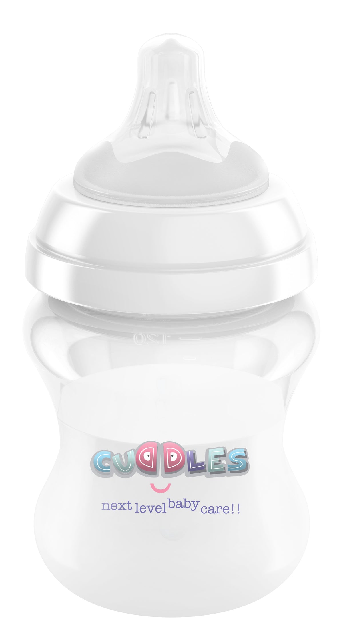 Cuddles Baby Feeding Bottle Pink 150ml