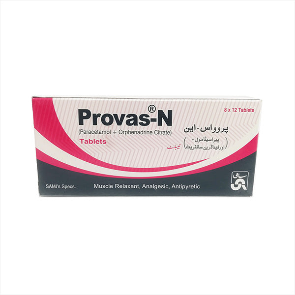 Provas Tablets (1 Box =  8 Strips) (1 Strip = 12 Tablets)