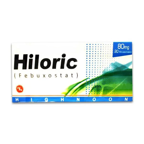 Hiloric Tablets 80mg (1 Box = 2 Strips) (1 Strip = 10 Tablets)