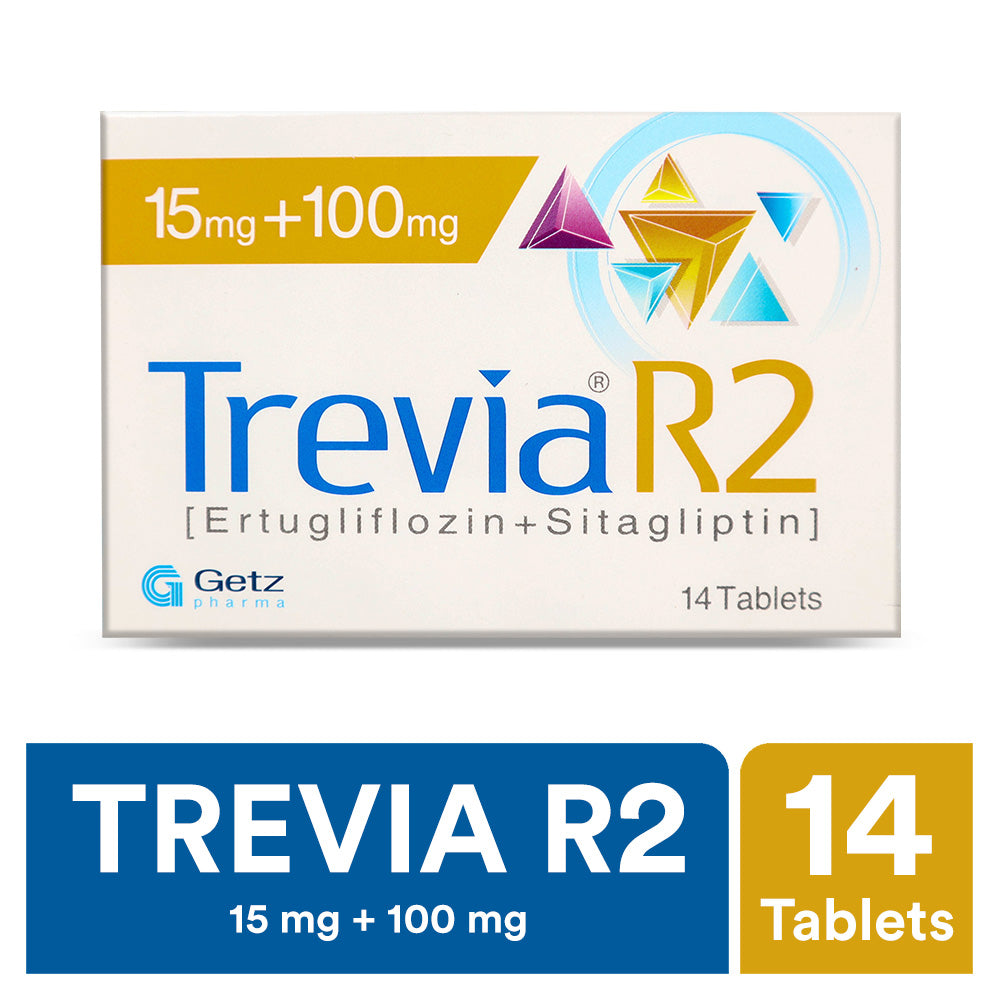 Trevia R2 Tablets 15mg/100mg (1 Box = 2 Strips) (1 Strip = 7 Tablets)