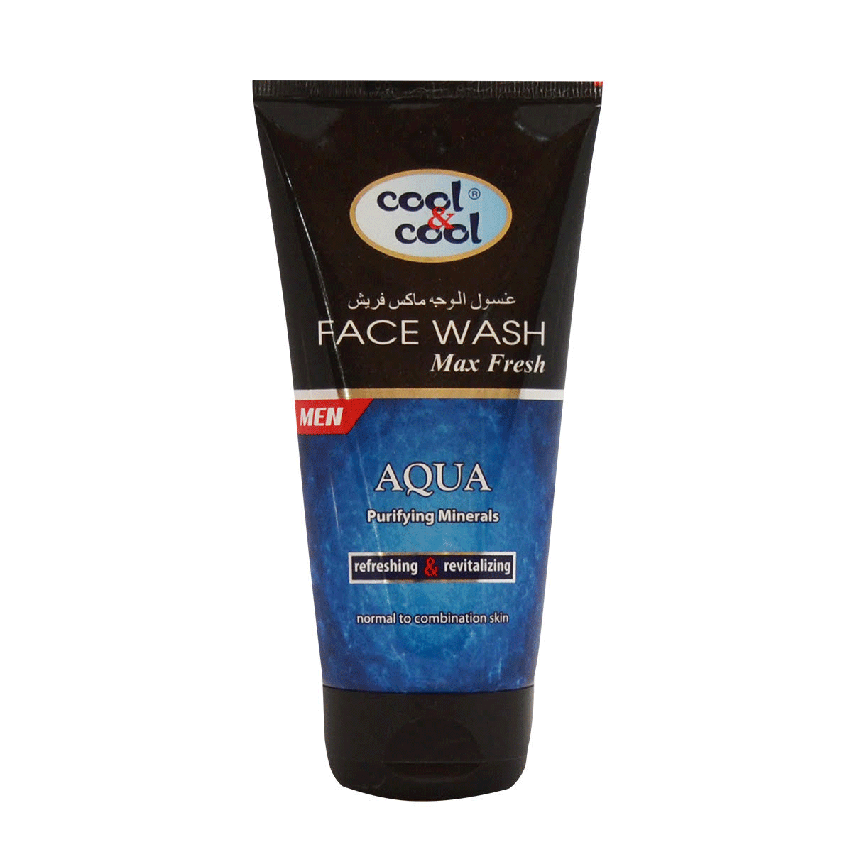 Cool and Cool Max Fresh Face Wash for Men (Aqua) 150ml