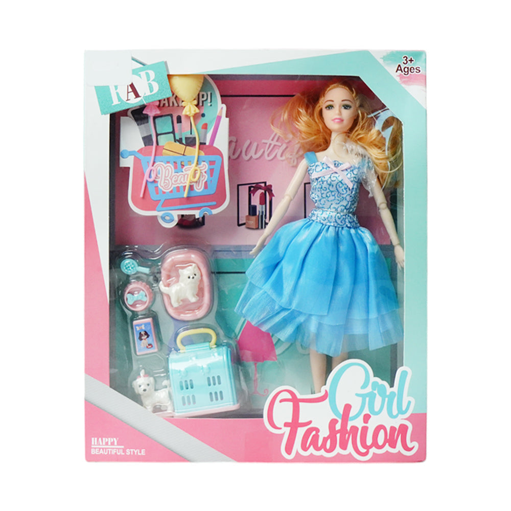 556-2 11.5INCH DOLL W-PET Default Title - MamasJan Toys