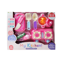 8204-2 KITCHEN SET PINK Default Title - MamasJan Toys