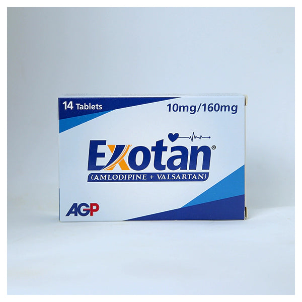 Exotan Tablets 10mg/160mg (1 Box = 1 Strip)(1 Strip = 14 Tablets)
