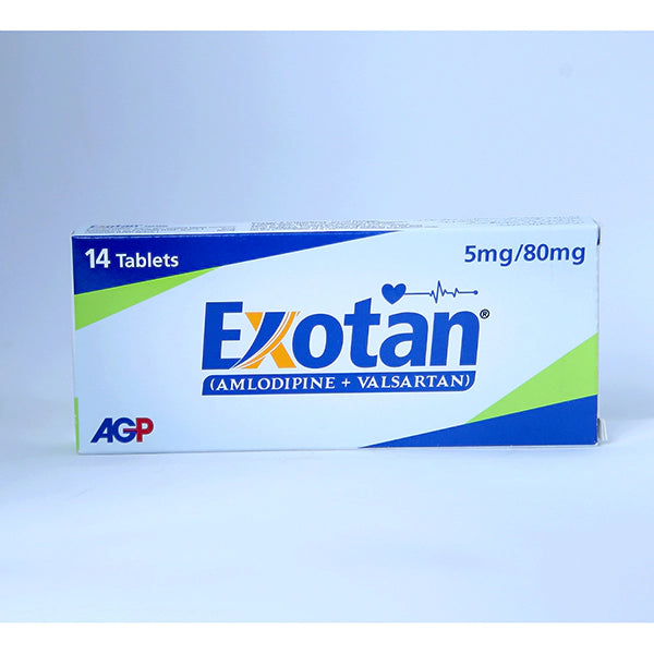 Exotan Tablets 5mg/80mg (1 Box = 1 Strip)(1 Strip = 14 Tablets)