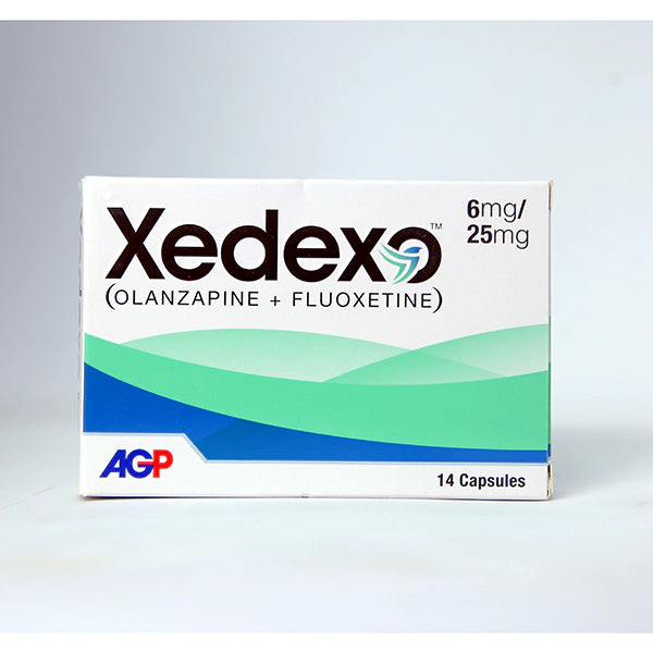 Xedexo Capsules 6mg/25mg (1 Box = 2 Strips) (1 Strip = 7 Capsules)