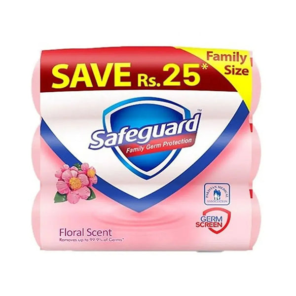 Safeguard Floral Scent Soap Bar 103g (Bundle of 3)