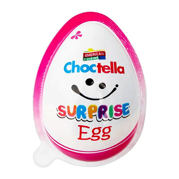 American Kuisine Choctella Surprise Egg Pink 20g