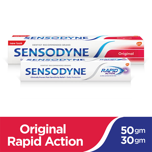 Sensodyne Org 50Gm+Rapid 30Gm