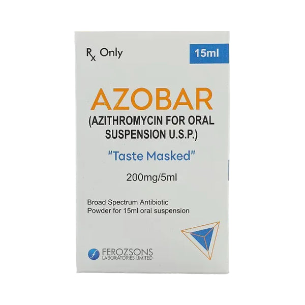 AZOBAR 200MG/5ML DRY SUSPENSION 15ML 1S