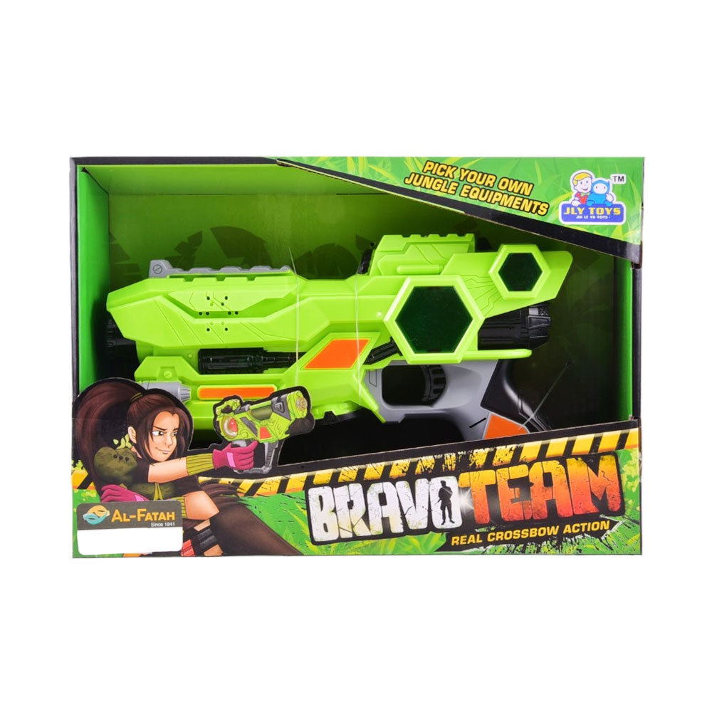 3116C-1 BRAVO MUSICAL GUN GREEN Default Title - MamasJan Toys